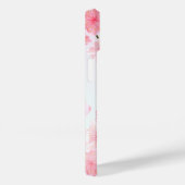 Coques Case-Mate iPhone Monogramme Nom Floral Rose Féminin Joli (Verso / Droite)