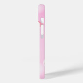 Coques Case-Mate iPhone Monogramme Nom Floral Rose Féminin Joli (Verso / Gauche)