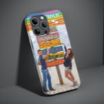 Coque Pour iPhone 14 Monogramme Nom photo Colorful Wave tendance modern<br><div class="desc">Monogramme Photo Name Colorful Wave Moderne iPhone Smartphone Case contient votre photo préférée avec vos noms et monogrammes personnalisés sur un accent d'onde coloré. Un cadeau parfait pour Noël,  anniversaire,  vacances,  meilleurs amis,  couples,  anniversaire et plus encore. Conçu par ©Evco Studio www.zazzle.com/store/evcostudio</div>