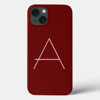 Monogramme Nom propre Initiale moderne Plaine mini