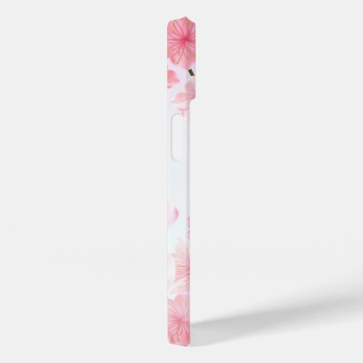 Coques Case-Mate iPhone Monogramme Nom Rose Floral Feminine Plutôt (Verso / Droite)
