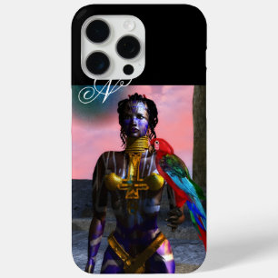 COQUE iPhone 15 PRO MAX MONOGRAMME NORA CYBER WARRIOR