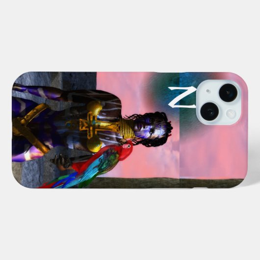 COQUES Case-Mate iPhone MONOGRAMME NORA CYBER WARRIOR (Verso (horizontal))