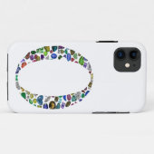 Coques Case-Mate iPhone Monogramme 'O' (Dos (Horizontal))