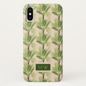 Coques Case-Mate iPhone Monogramme | Oasis intérieure | Motif Palm Tree (Dos)