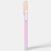 Coques Case-Mate iPhone Monogramme Ombre Holographique Rose Girl Personnal (Verso / Gauche)