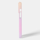 Coques Case-Mate iPhone Monogramme Ombre Holographique Rose Girl Personnal (Verso / Gauche)