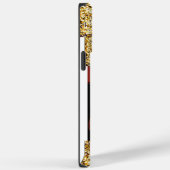 Coques Case-Mate iPhone Monogramme Or tendance I téléphone 14 Pro Max coqu (Verso / Droite)