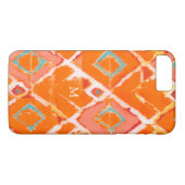 Coques Case-Mate iPhone Monogramme | Orange Tribal II (Dos (Horizontal))