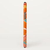 Coques Case-Mate iPhone Monogramme | Orange Tribal II (Dos/Droite)