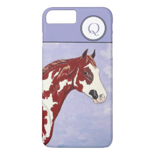 Coque Case-Mate Pour iPhone Monogramme Overo Paint Cheval Head