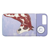 Coques Case-Mate iPhone Monogramme Overo Paint Cheval Head (Dos (Horizontal))