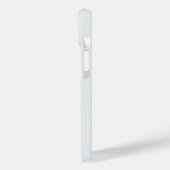 Coques Case-Mate iPhone Monogramme Panda transparent, blanc propre (Verso / Gauche)