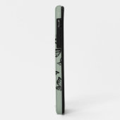 Coques Case-Mate iPhone Monogramme papillon (Dos/Gauche)