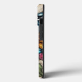 Coques Case-Mate iPhone Monogramme papillon et tournesol (Verso / Gauche)