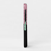 Coques Case-Mate iPhone Monogramme parties scintillant (Dos/Gauche)