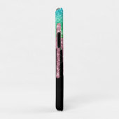 Coques Case-Mate iPhone Monogramme parties scintillant (Dos/Droite)