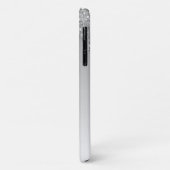 Coques Case-Mate iPhone Monogramme Parties scintillant Argent Étincelles G (Dos/Gauche)
