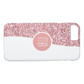 Coques Case-Mate iPhone Monogramme Parties scintillant Bling (Dos (Horizontal))