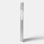 Coques Case-Mate iPhone Monogramme Parties scintillant de goutte d'argent  (Verso / Droite)