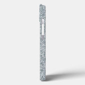 Coques Case-Mate iPhone Monogramme Parties scintillant en argent (Verso / Gauche)