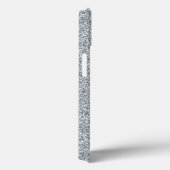 Coques Case-Mate iPhone Monogramme Parties scintillant en argent (Verso / Droite)