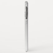 Coques Case-Mate iPhone Monogramme Parties scintillant étincelante en arge (Dos/Gauche)