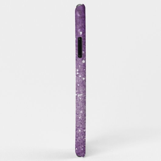 Coques Case-Mate iPhone *~* Monogramme Parties scintillant Ombre de dégrad (Dos/Droite)