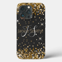 Monogramme Parties scintillant or