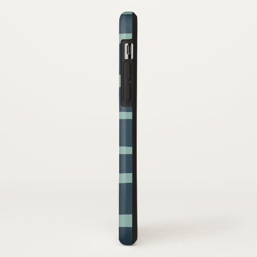 Coques Case-Mate iPhone monogramme pastel à ondes modernes (Dos/Gauche)