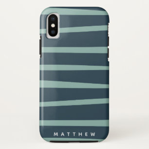 Case-Mate iPhone Case monogramme pastel à ondes modernes