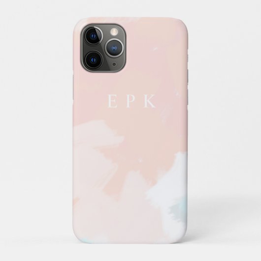 Coques Case-Mate iPhone Monogramme Pastel Springtime (Dos)
