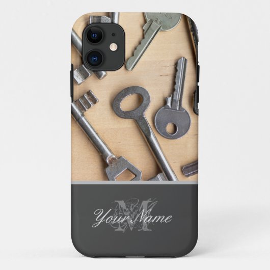 Coques Case-Mate iPhone Monogramme personnalisable avec différentes clés ! (Dos)