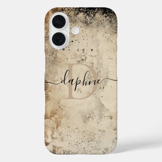 Coques Case-Mate iPhone Monogramme personnalisé (Verso)