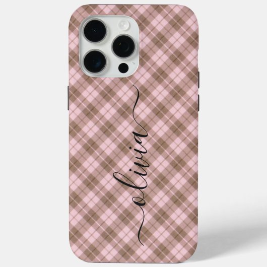 Coques Case-Mate iPhone Monogramme Personnalisé (Verso)