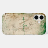 Coques Case-Mate iPhone Monogramme personnalisé  (Verso (horizontal))