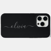 Coques Case-Mate iPhone Monogramme Personnalisé (Verso (horizontal))