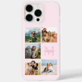 Coques Case-Mate iPhone Monogramme Personnalisé 5 Photo Collage (Verso)