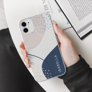 Coque iPhone 15 Pro Max Monogramme personnalisé Abstrait