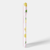 Coques Case-Mate iPhone Monogramme Personnalisé Aquarelle Lemons Lemonade (Verso / Droite)