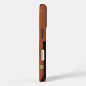 Coques Case-Mate iPhone Monogramme personnalisé Art déco noir et or (Verso / Droite)