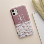 Case-Mate iPhone Case Monogramme personnalisé Botanique florale rose et<br><div class="desc">Ce coque iphone botanique monogramme rose et violet est la meilleure façon de montrer son amour pour les fleurs et les plantes ! Les couleurs chaudes rendront votre téléphone élégant et nouveau, et le design botanique ajoutera une touche d'élégance. De plus, le coque est fait de matériaux durables afin qu'il...</div>