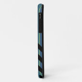 Coques Case-Mate iPhone monogramme personnalisé chevron & lignes (Dos/Gauche)