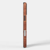 Coques Case-Mate iPhone Monogramme personnalisé Cuivre rustique (Verso / Droite)