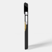 Coques Case-Mate iPhone Monogramme personnalisé de notes musicales (Verso / Gauche)
