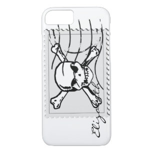 Etui iPhone Case-Mate Monogramme personnalisé du timbre crâne #2