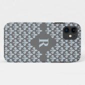 Coques Case-Mate iPhone Monogramme personnalisé Fleur-De-Lis iPhone 5 Coqu (Dos (Horizontal))