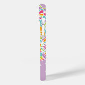 Coques Case-Mate iPhone Monogramme personnalisé Lilac Bohemian Paisley (Verso / Gauche)