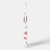 Coques Case-Mate iPhone Monogramme Personnalisé Mignon Chien Dachshund (Verso / Gauche)