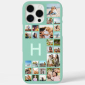 Coques Case-Mate iPhone Monogramme personnalisé moderne (Verso)